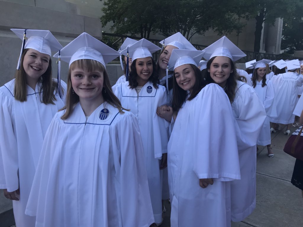 MMHBobcats1's tweet photo. Almost time for our seniors to process in to Baccalaureate 💙 #LegacyMMH https://t.co/vyhfmiSP7U