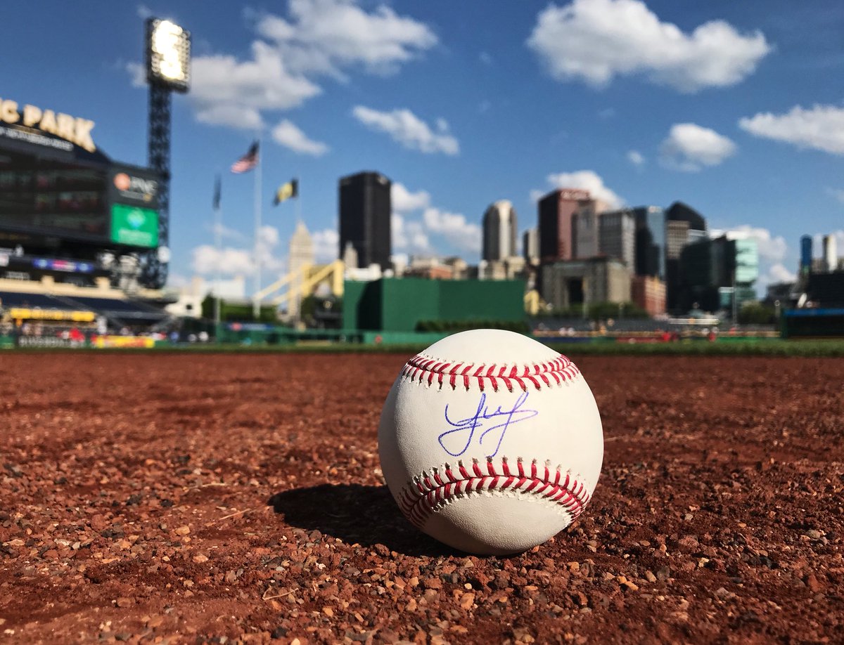 Pirates's tweet image. RETWEET THIS now for a chance to win a SIGNED Joe Musgrove baseball!