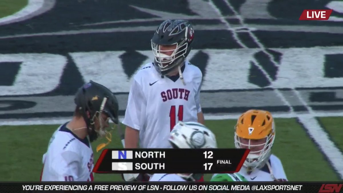 OWU_MLAX's tweet photo. Congrats to Aaron Carroll, Peter Hamblett, Ben Rigger, Justin Smith, and the rest of the South team on the big win over the North. #OWU #NorthSouthGame #OneLastBattle https://t.co/wOIAFWDeEy