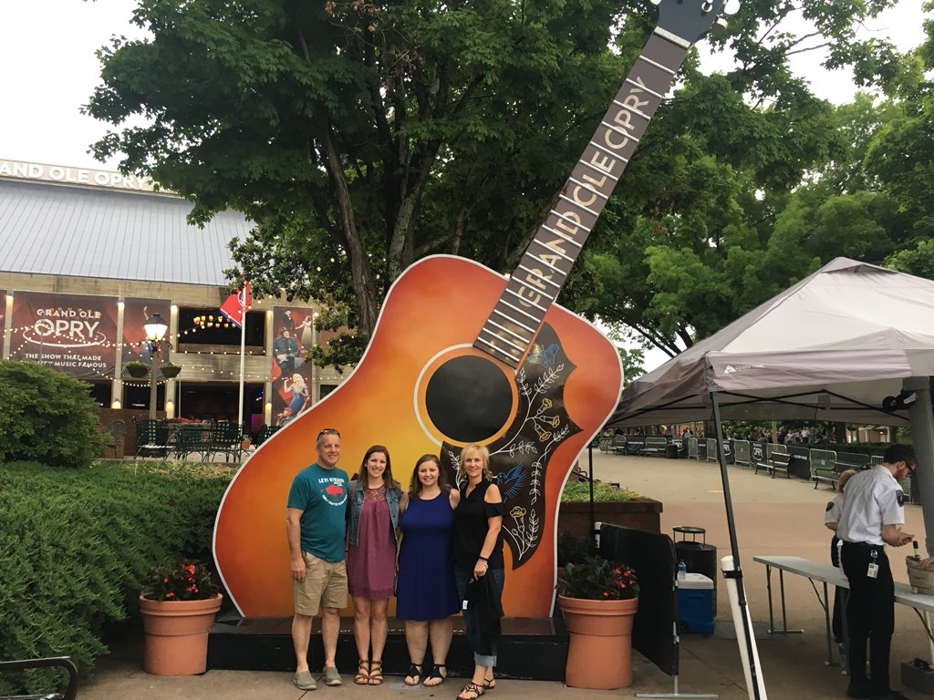 gnat_marie's tweet photo. Celebrating Mom’s 50th birthday at the Grand Ole Opry! #section2 #rowM #seat7 @opry #OPRY https://t.co/UGnqRk0RVY