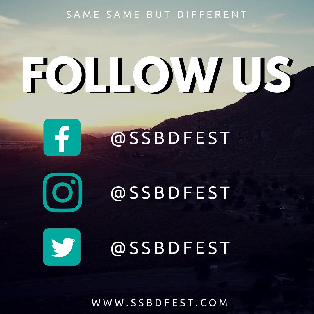 ssbdfest's tweet image. Make sure to follow us across ALL platforms so you don't miss out on any #festival info and insiders! 😁 Tag a friend who isn't following us already to help spread the word about Same Same But Different! 👍

#SSBDfest #MusicFestival #LiveMusic #SanDiegoMusic #LAMusic #FollowUs