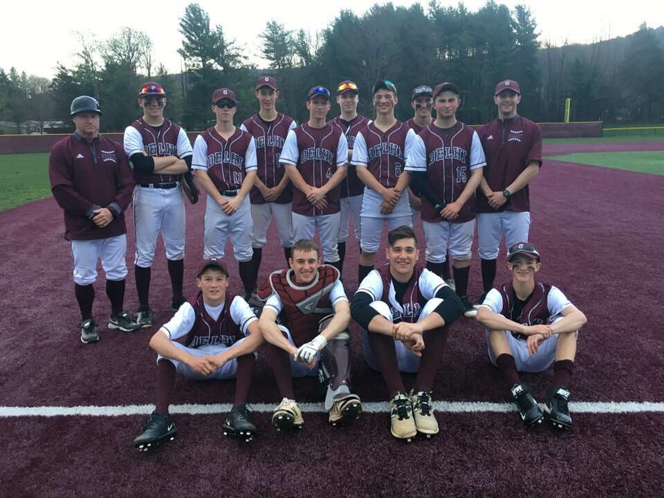 TylerBruce0's tweet photo. Couldn’t have asked for a better season. For coming as far as we did from last year to being one of the first teams from Delhi to make it this far, wouldn’t want to do it with any other group of guys✊🏼⚾️ #boom https://t.co/aI6yIkwEn2
