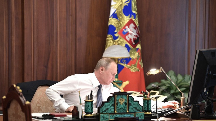 DonPomba's tweet photo. ‘Two terms in a row. That’s it’: Putin on the future of his presidency https://t.co/5CEPKe5xFq https://t.co/AOVD0CgKSR