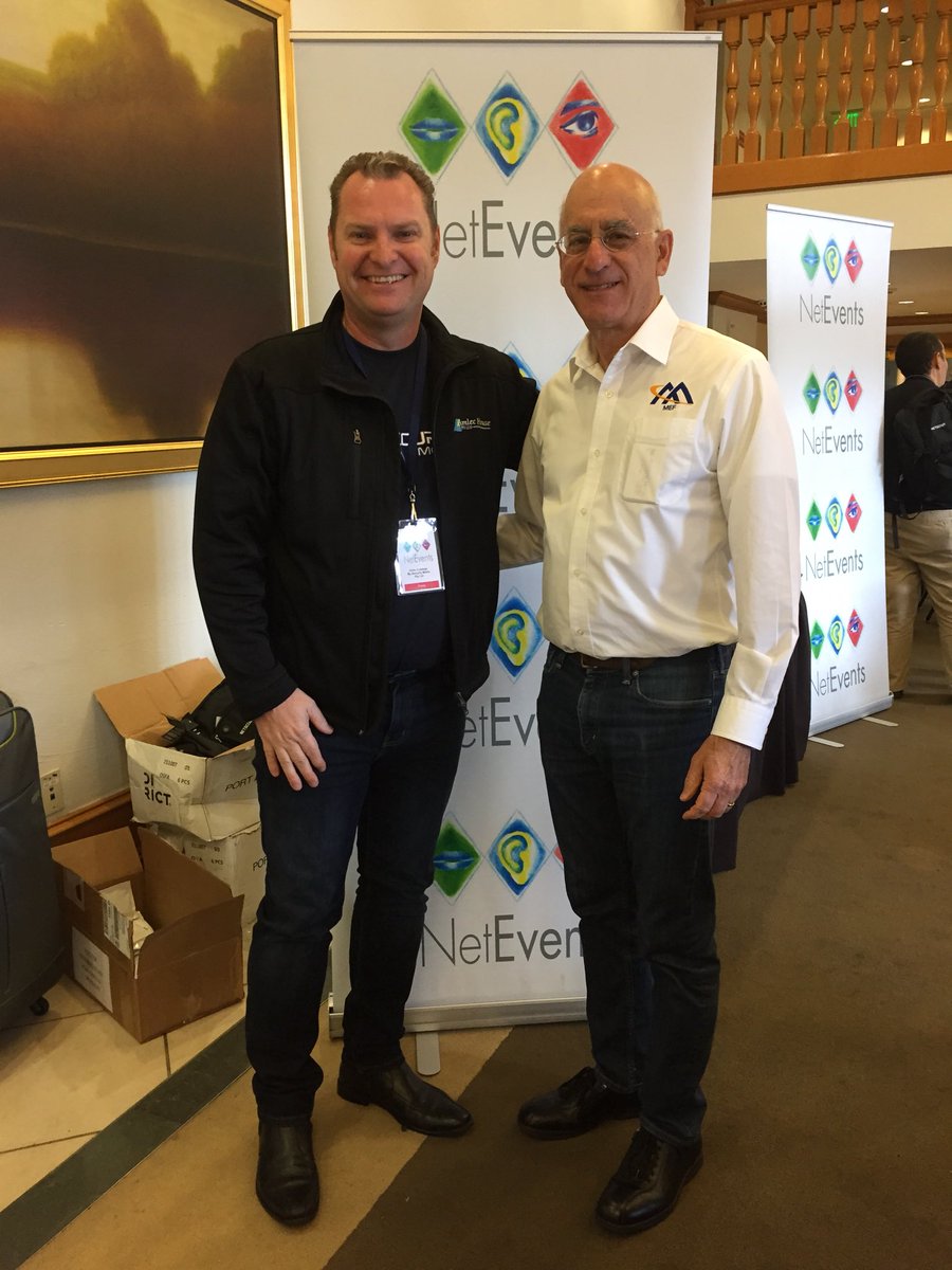 AmlecHouse's tweet photo. Great way to finish off #NetEvents18 with #podcast interviews with @MEF_Forum @ApstraInc @NETSCOUT #MEF3.0 #IBN #DDoS #visibility https://t.co/AjowIt7LWX
