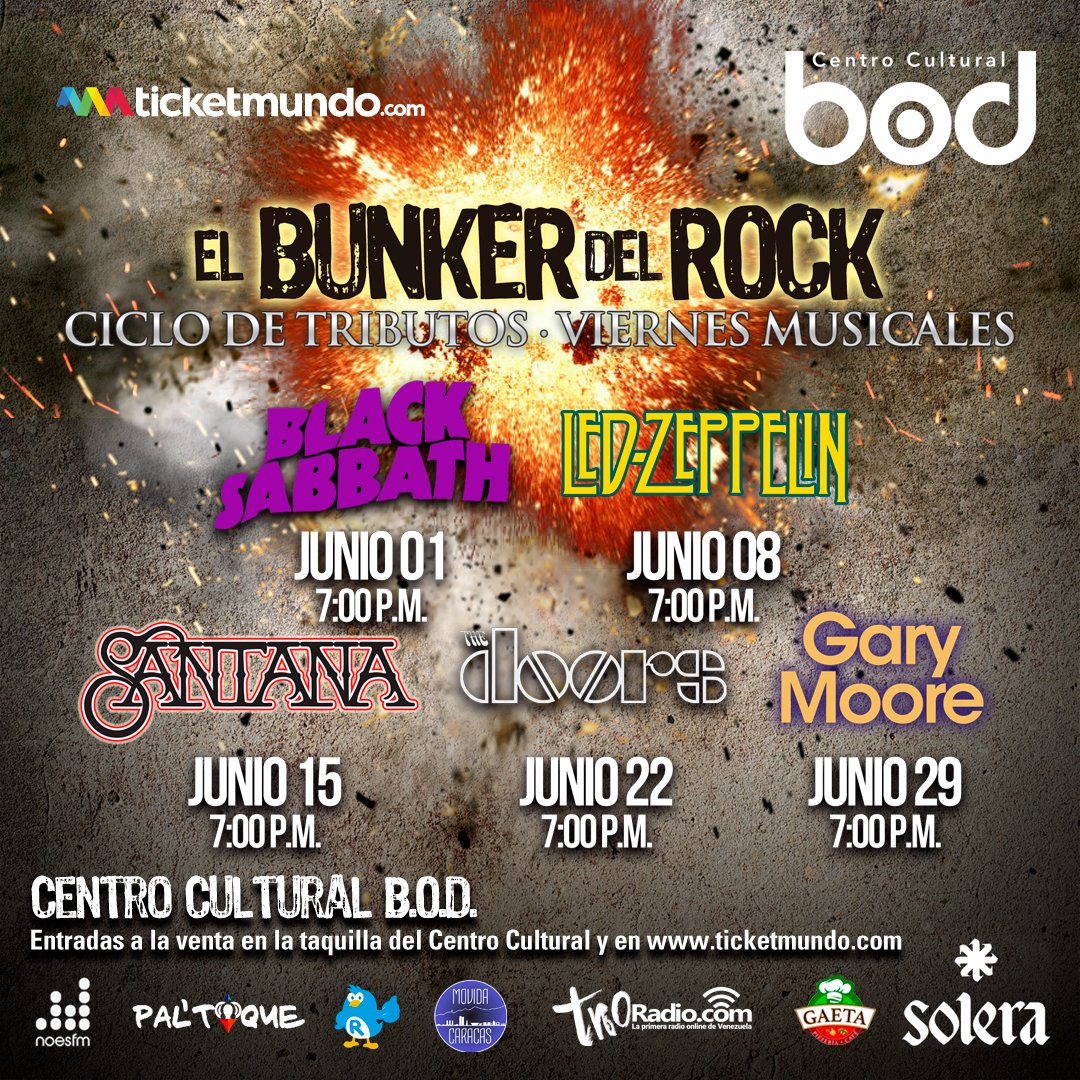 elbunkerdelrock's tweet photo. Adquieran sus entradas antes que se agoten.
Solo para 100 privilegiados!
Entradas en taquilla del teatro del @CCulturalBOD y por https://t.co/DpYLduc5HE @Ticketmundo_ve
* Para el #TributoaLedZeppelin solo quedan 4 entradas... https://t.co/VpsdnHAZqS