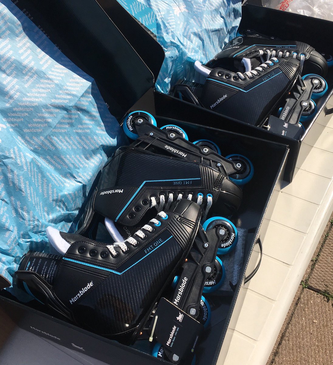 CBrooksie84's tweet photo. Just had my @Marsblade show up! Thanks for the quality promotional setup boys!
Be sure to give these guys in some follows, likes and comments.
Check out their innovative new skates as well! #SwedishTechnology #Marsblade
And of course follow my insta page: #NHLDiscussion! https://t.co/MvKXd7wOQU