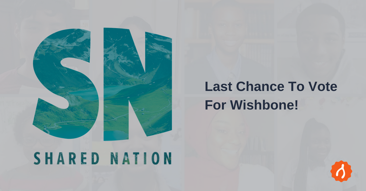 wishboneorg's tweet photo. Have you ever voted for a charity? Now is the time try it! Wishbone has the chance to win $10,000 if you vote this weekend on Shared Nation! https://t.co/FW1CT5l7M5 

Sign up now and vote for Wishbone. Favorite us too for more awards! https://t.co/NvsDINpdpi