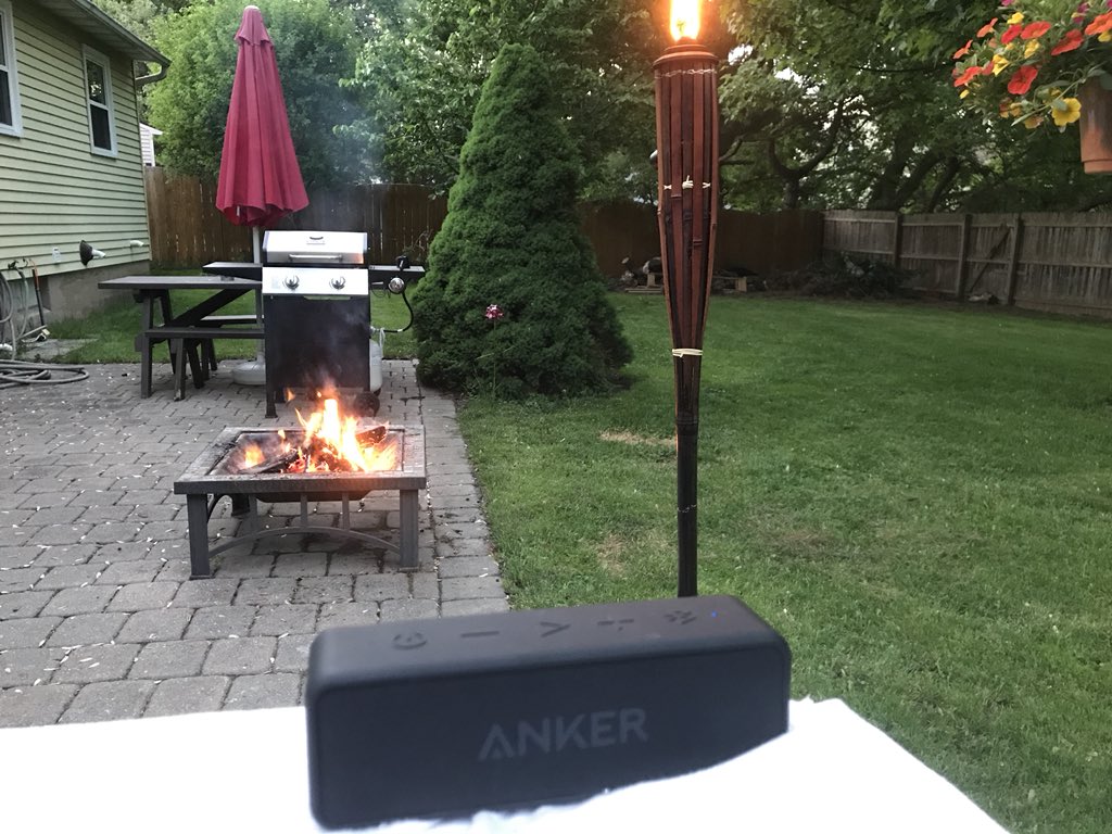 #anker great speaker!!  #Memorial #MemorialWeekend #MemorialDay2018 #party #somedrunkguycom #greatescape #bestfriend #goodtimes #love