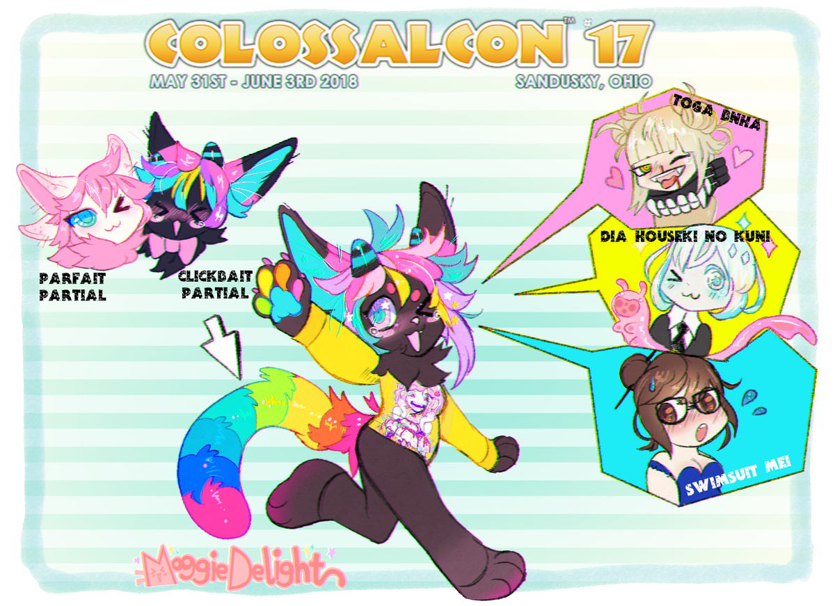 MAIMEDW0LF's tweet photo. Colossalcon is 6 days away!! O3O concrunch is killing me!!! Is anybody else going? :3 #colossalcon #colossalcon17 https://t.co/iiLDMG3lPi