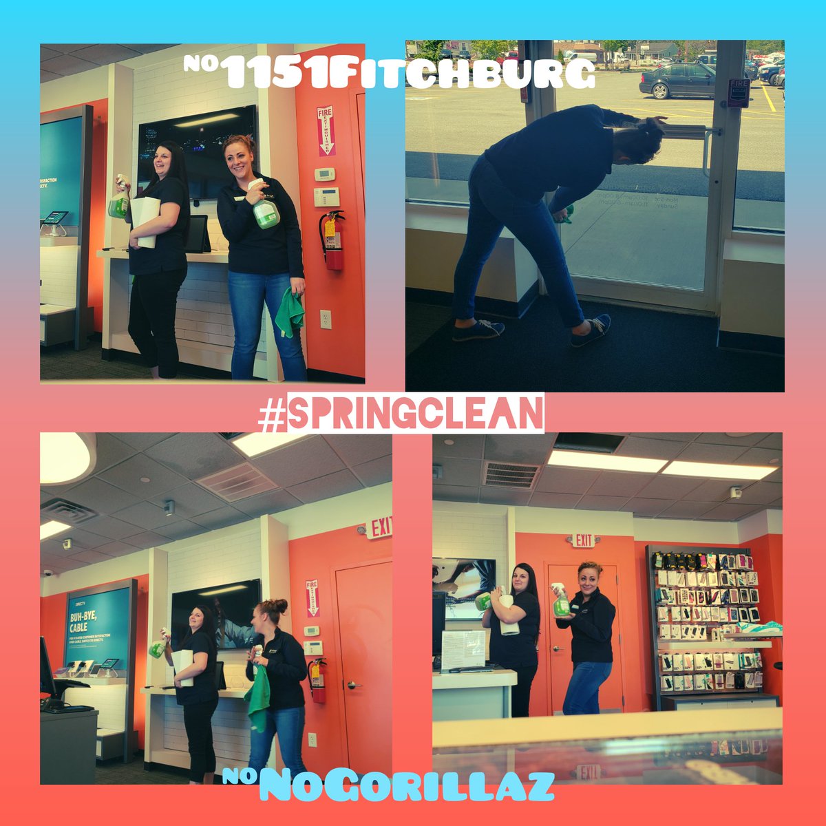 Having fun with our #springclean ger in <a href="/1151Fitchburg/">1151 Fitchburg</a> #nogorillas