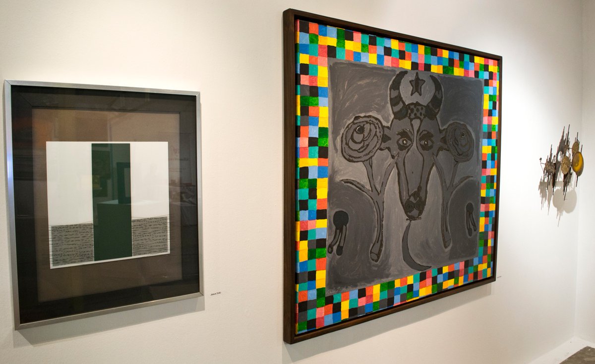 FIAAMaracaibo's tweet photo. Tres maestros del arte venezolano, con sus lenguajes tan disímiles, dialogan en la #Fiaam en el espacio de la #GaleriaMoro 
#JesúsSoto #CarlosZerpa @zappazerpa y #LíaBermúdez  Tres Homenajeados de #Fiaam #ArteConAlmaYCorazón Vamos #RumboALos15AñosDeLaFiaam https://t.co/kZGV53YYTe