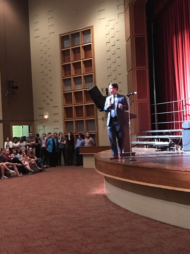 Champ4Scholars's tweet photo. A @atherton_high scholar speaks about what the @AcademiesofLou will do for them @atherton_high with @JCPSSuper speaking about the opportunities & Champion Aberli. @kids_inspire @cmkolb @jcpsforward @JCPSKY @tkonz @ChristyCRogers1 #academies #Area4success #Leaders https://t.co/qy6RomPdqV