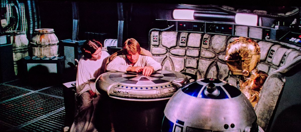BillHuntBits's tweet photo. Boy, #4K77 is mighty fun. It's very far from perfect, with obvious contrast and fading issues, but it definitely feels like sitting in a movie theater in the summer of '77. https://t.co/MxWBpS7DJd