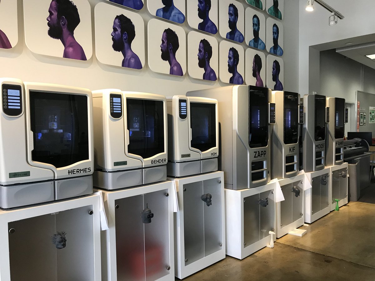 Rhino3DTV's tweet image. So nice to have access to these 3D printers while teaching Rhino + Grasshopper + #SudoHopper3D at SCAD.