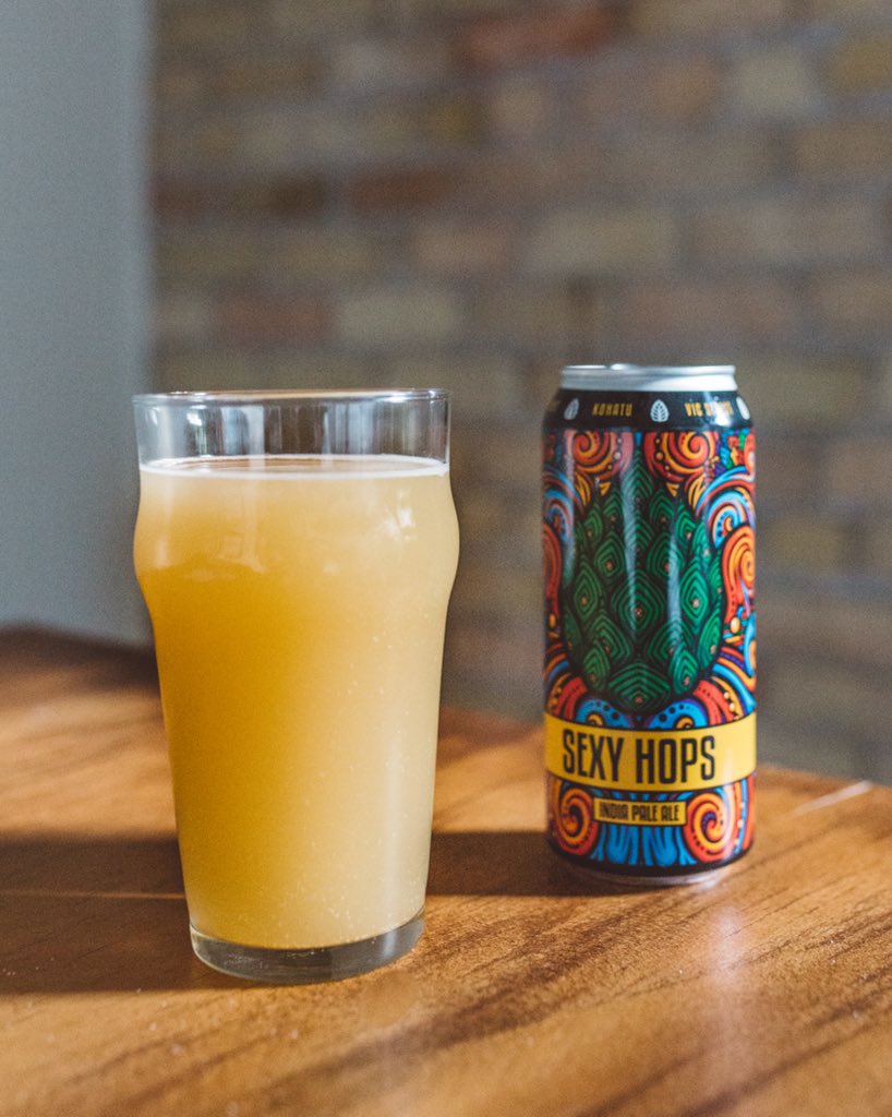 TGIF. Drinking Sexy Hops from <a href="/LupulinBrewing/">Lupulin Brewing</a>. A couple of really fun hops in this one, Kohatu from NZ, and Vic Secret from Australia. Hazy as can be, and perfect for days like today.