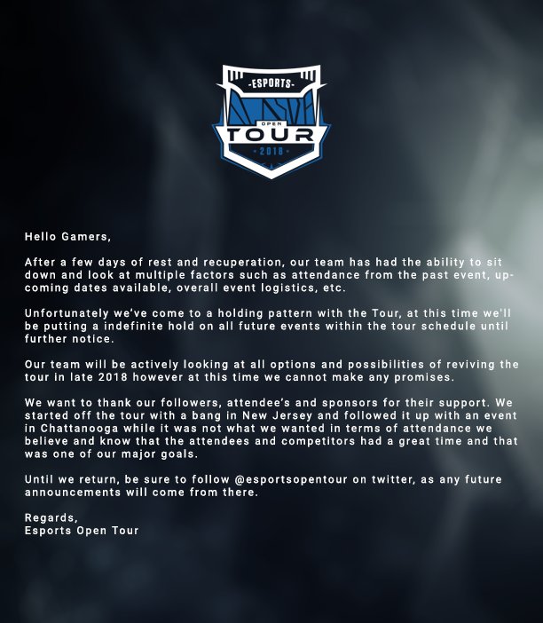 Esports Open Tour tweet media