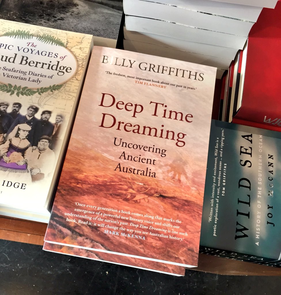 SarahWardAU's tweet photo. Look what I just spotted @hocsyd  @billy_griffiths ?! #DeepTimeDreaming #Aboriginal #archaeology #books #Australia https://t.co/HNsAgr53V4