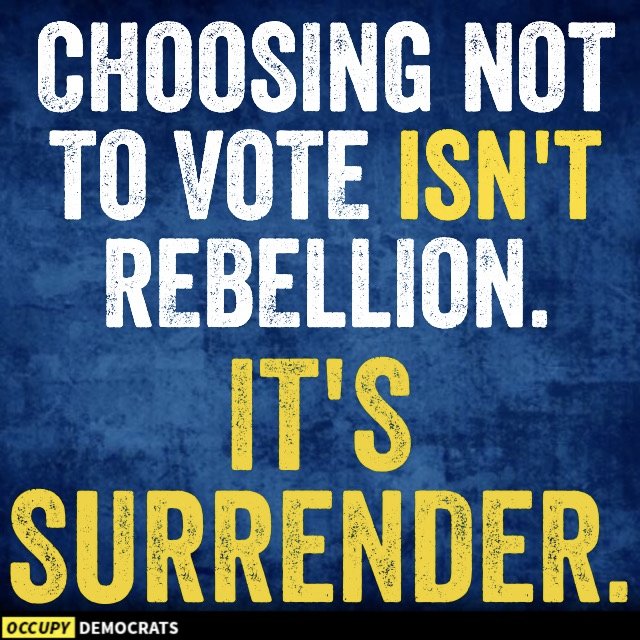 JimmyBear2's tweet photo. SERIOUSLY! Voting has never been more important.
#VotingMatters #VoteBlue2018 #YouHaveToVote #VoteThemOut #VoteOutGOP #VoteThemAllOut #VoteThemOut2018 https://t.co/tPx9XjUUus
