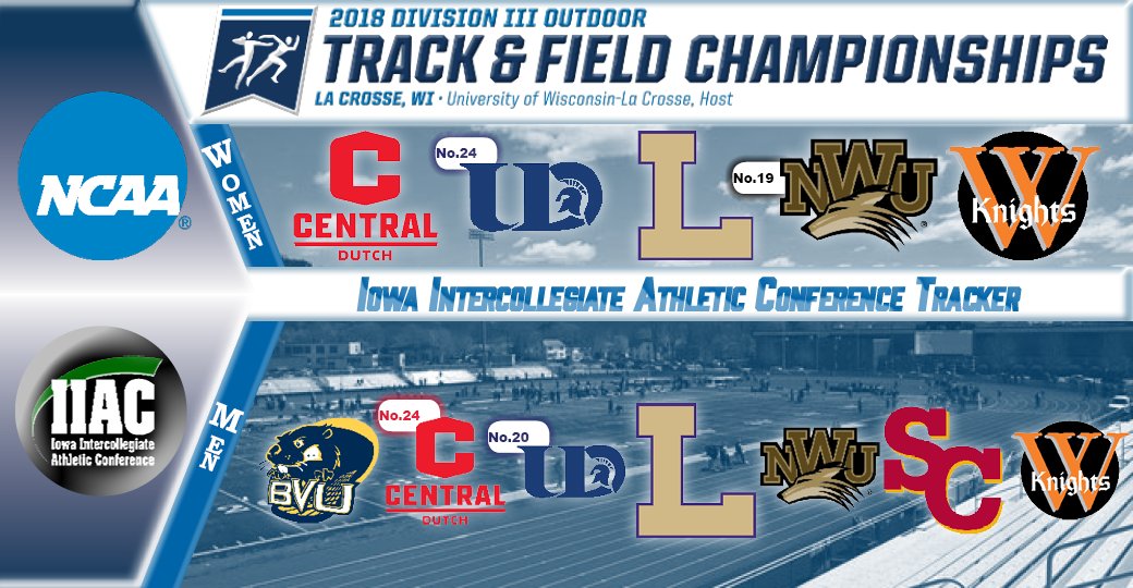 AmerRiversConf's tweet photo. Three more @IIACathletics T&F performers earn All-American honors on day two of the @NCAADIII Championships. #IIACTF now has 7 All-Americans. #IIACTF only results found here: https://t.co/lbaZ5Qrzle https://t.co/xyvwdqnlfV