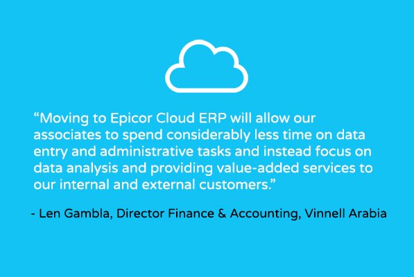 Epicor's tweet photo. . @VinnellArabia selects Epicor #cloud #ERP as flexible and scalable platform for #growth. https://t.co/gae2CsSc86 #set4growth https://t.co/USQ472yF4n