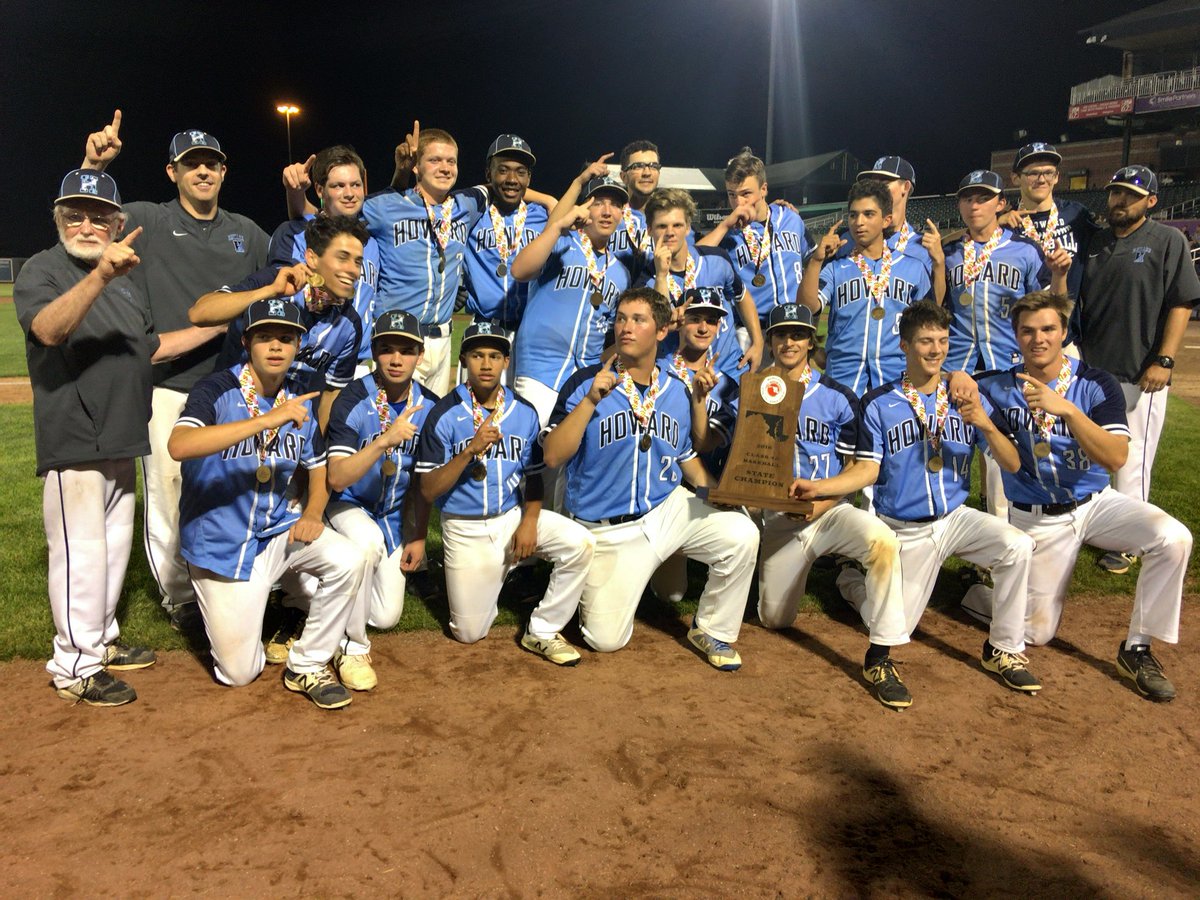 So proud of <a href="/Howard_Baseball/">Howard High Baseball</a> for the walk off win 5-4 to capture the school’s first ever state baseball title tonight. #greatdaytobealion