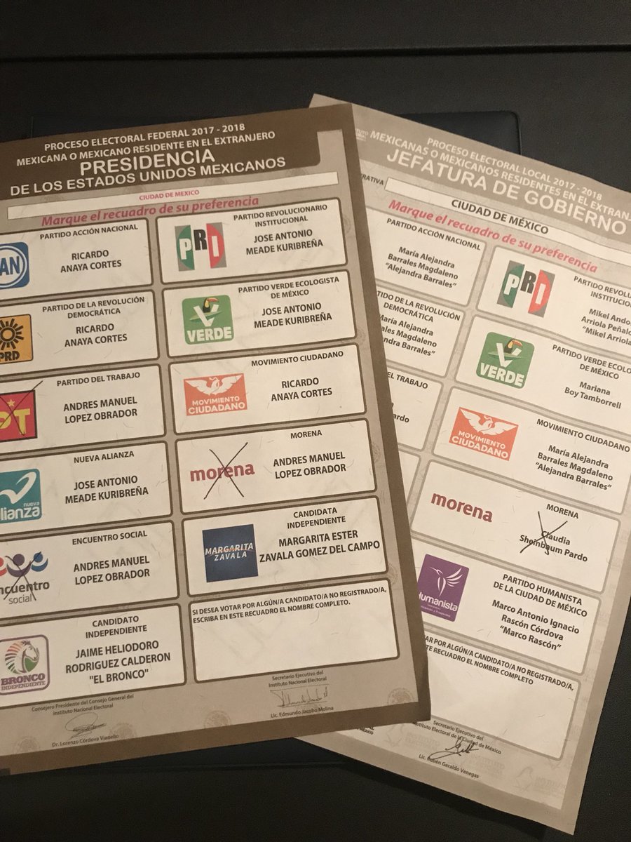 #votodesdeelextranjero A trabajar por el México que merecemos! @MexicoAMLO