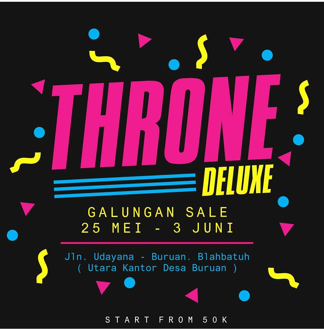 HARI INI buka jam 4 sore. Jln udayana buruan blahbatuh gianyar. Utara kantor desa buruan. Jgn sampai kelewatan