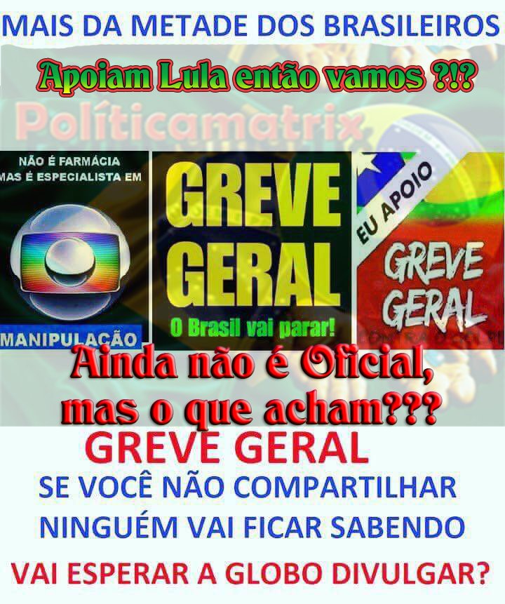 erasmolulalivre's tweet photo. Tem uma greve que eu defendo a do povo por #LulaValeALuta #SomosTodosLula #OcupaPFCuritiba #eusoulula #LulaInocente #Lulalivre #lula2018 #tacladuran #opovoquerlulalivre #lulapresopolitico @gleisi @ptbrasiI @ptbrasil #AFarsaDoTriplex https://t.co/YXNhok7bm0
