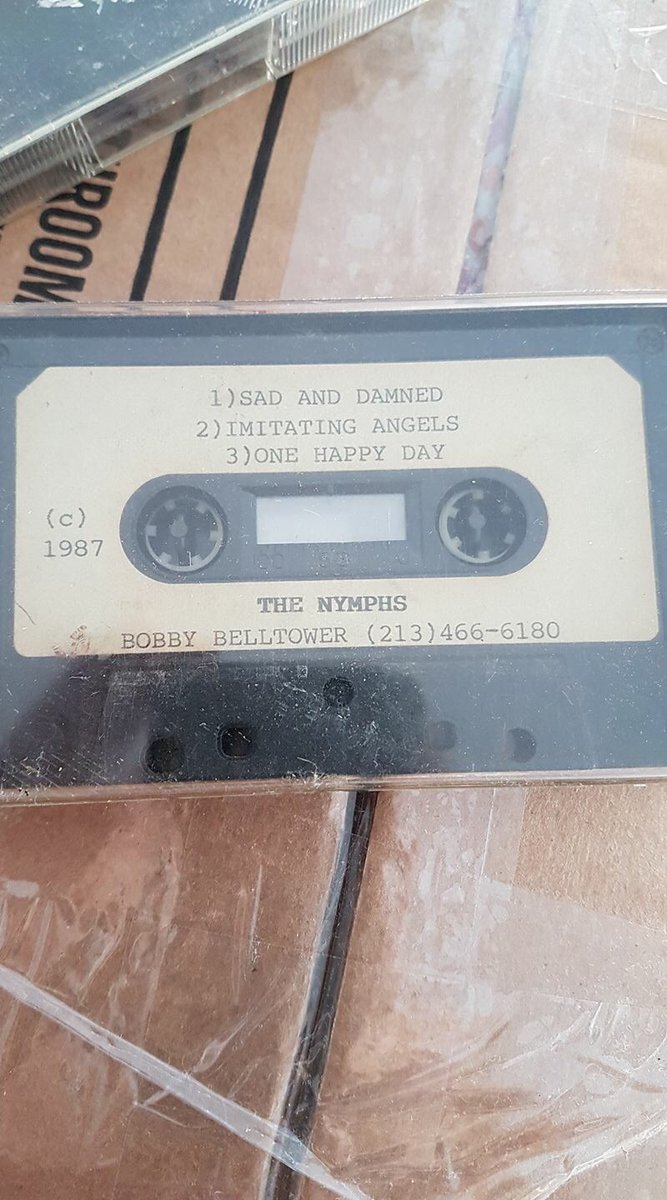#fbf #thenymphs #thenymphsingerlorreofficial #ingerlorre #bobbybelltower #originaldemo #og #cassette #cassetteculture #imitatingangels #sadanddamned #onehappyday