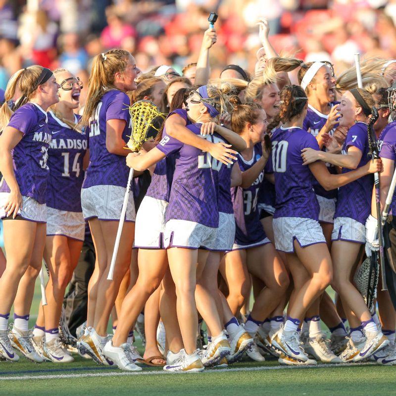 espnW's tweet photo. Your @NCAALAX championship game is set. It'll be @JMULacrosse vs. @BCwlax. https://t.co/YvfV5cNfEj