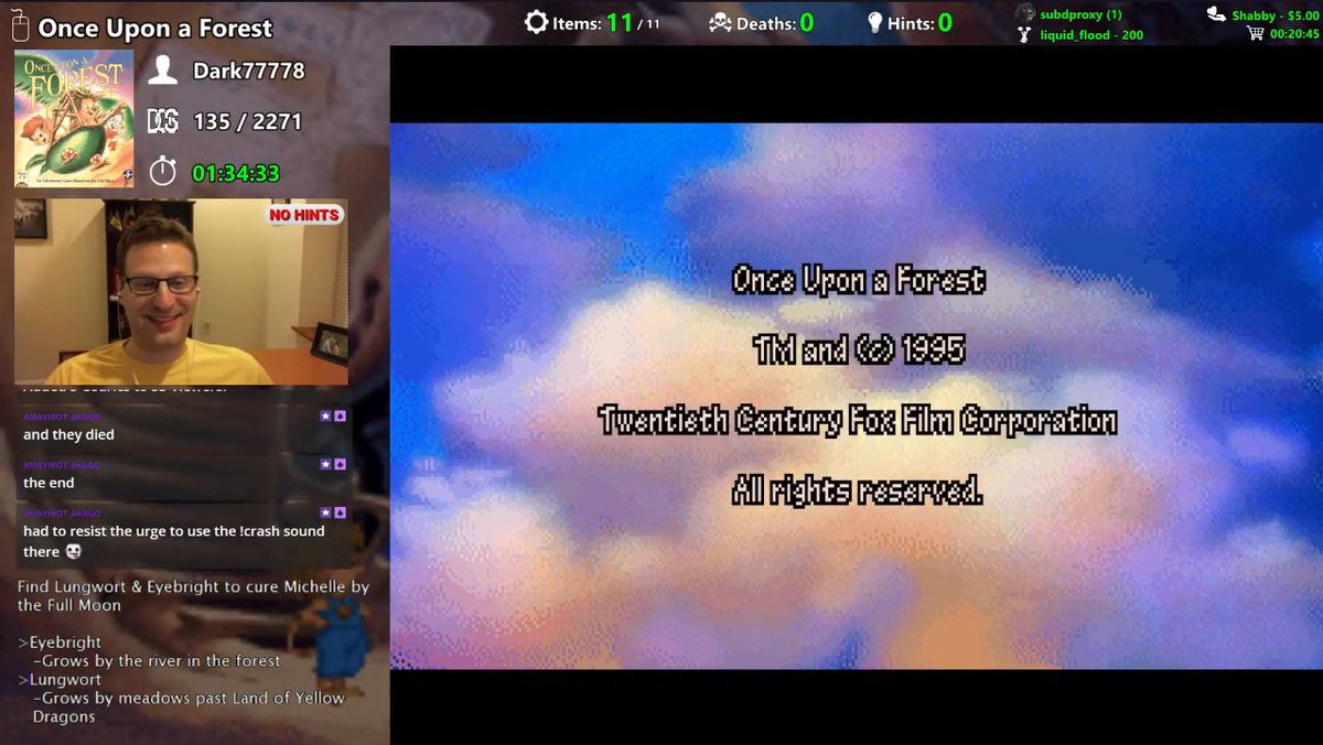 HipoPichardo's tweet photo. Once Upon a Forest has been the ended!
Rating: 5/10
135 games done in the #DOSAdvQuest
https://t.co/mugtIwzRR9 https://t.co/NqfC4dGhWy