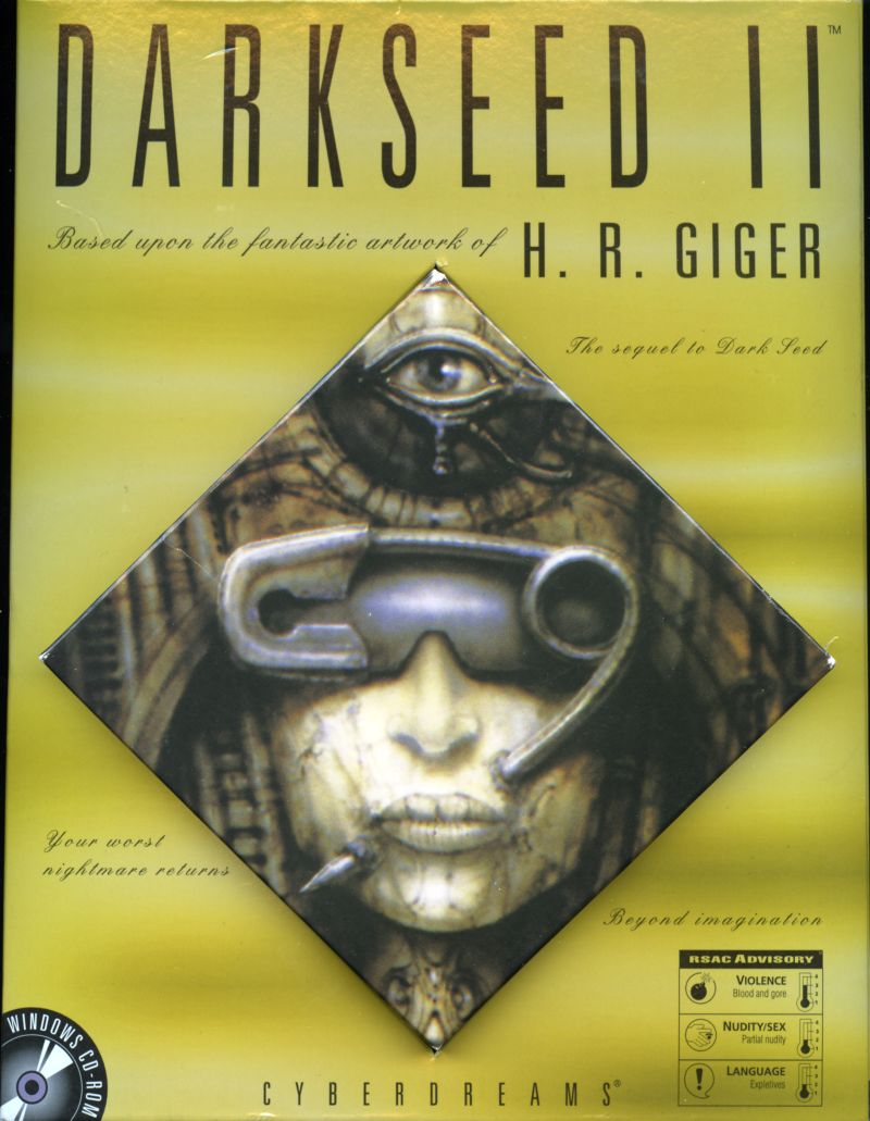 HipoPichardo's tweet photo. I feel a headache coming on ... Game 136 in the #DOSAdvQuest will be Dark Seed II. Submit your guesses at https://t.co/Cm2a4VNqXd https://t.co/1oBhFEGKQq