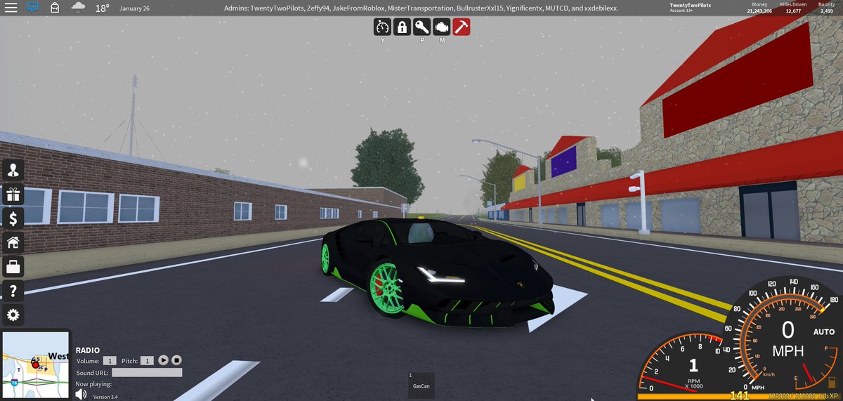 Roblox Ultimate Driving Lamborghini Free Robux Games On Roblox