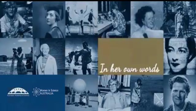 WomenInSTEMM_AU's tweet photo. Honouring the #womeninSTEMM who came before us. Their strength, advocacy and leadership. Role models for all. @WomenSciAUST was thrilled to sponsor this #InHerOwnWords project by @Science_Academy https://t.co/lTYvDNigGy Check it out! #womeninSTEMM https://t.co/oR36yyfIp8