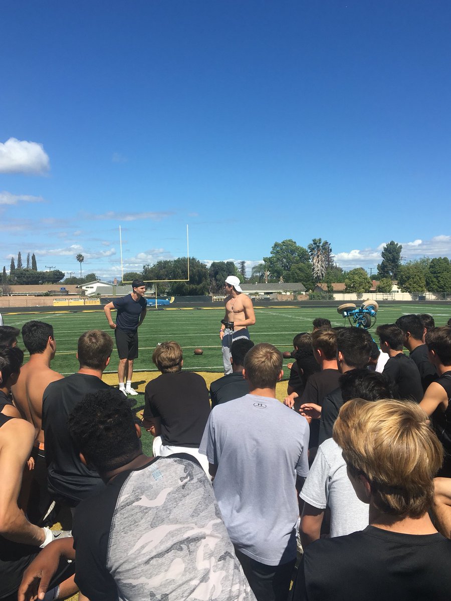 NPPanthersONE's tweet photo. Welcome home class of ‘15 Panthers @daniel8prieto and @RyanMcGee23  Thanks for talking to the team! https://t.co/WtfkDXZynu
