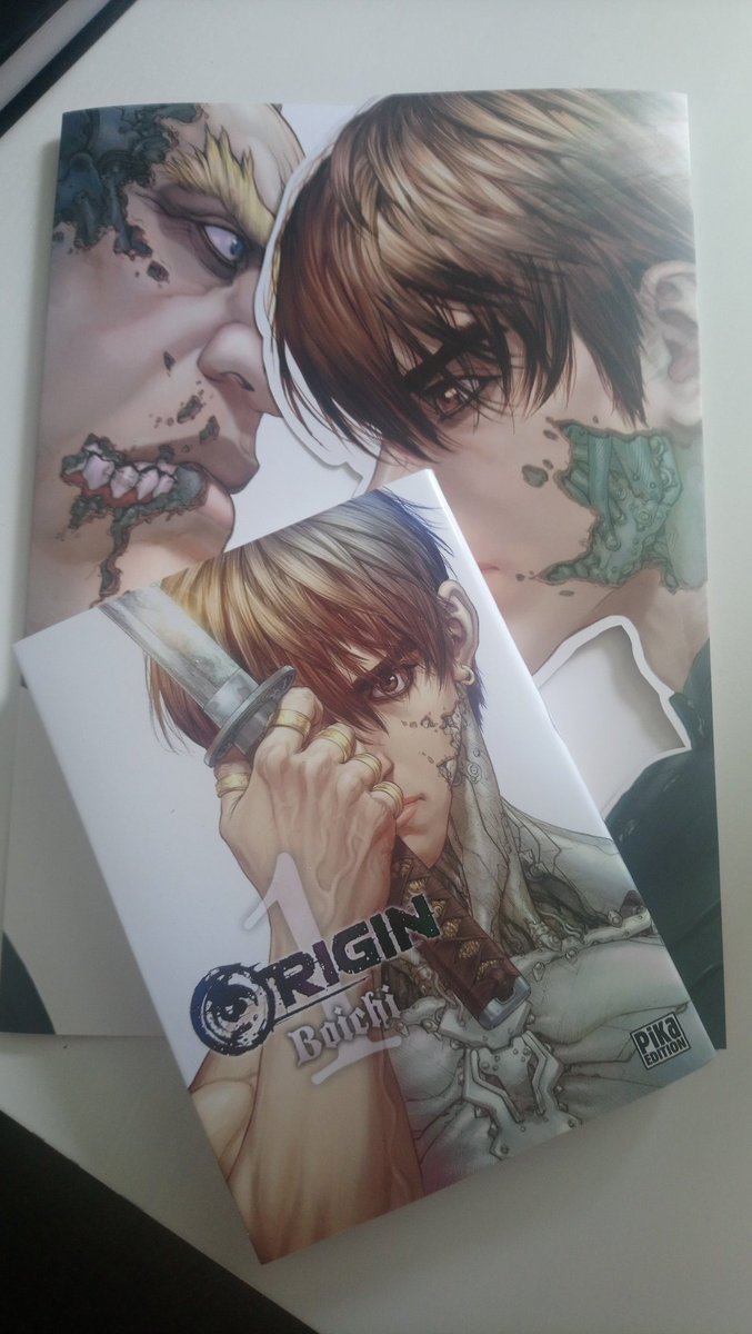 Naka_manga's tweet photo. Ce matin on s'attaque au retour de @BoichiCom chez @pikaedition cette fois avec #Origin ! https://t.co/6M8Dw84cZ0