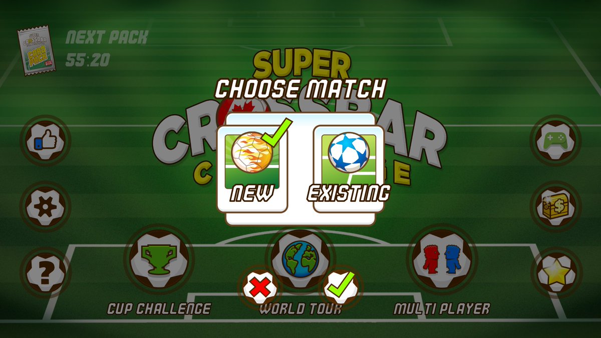 SuperCrossbar's tweet photo. Decide who's best at #CrossbarChallenge in the new turn-based #multiplayer feature!

#AppStore : https://t.co/TUvJLcR1GI
#GooglePlay : https://t.co/73WlakqbD1

#indiegames #screenshotbot #screenshotsaturday @StreamersCon @StreamerNews #streamers #WorldCup #gamedev https://t.co/OYSRTJV6P7