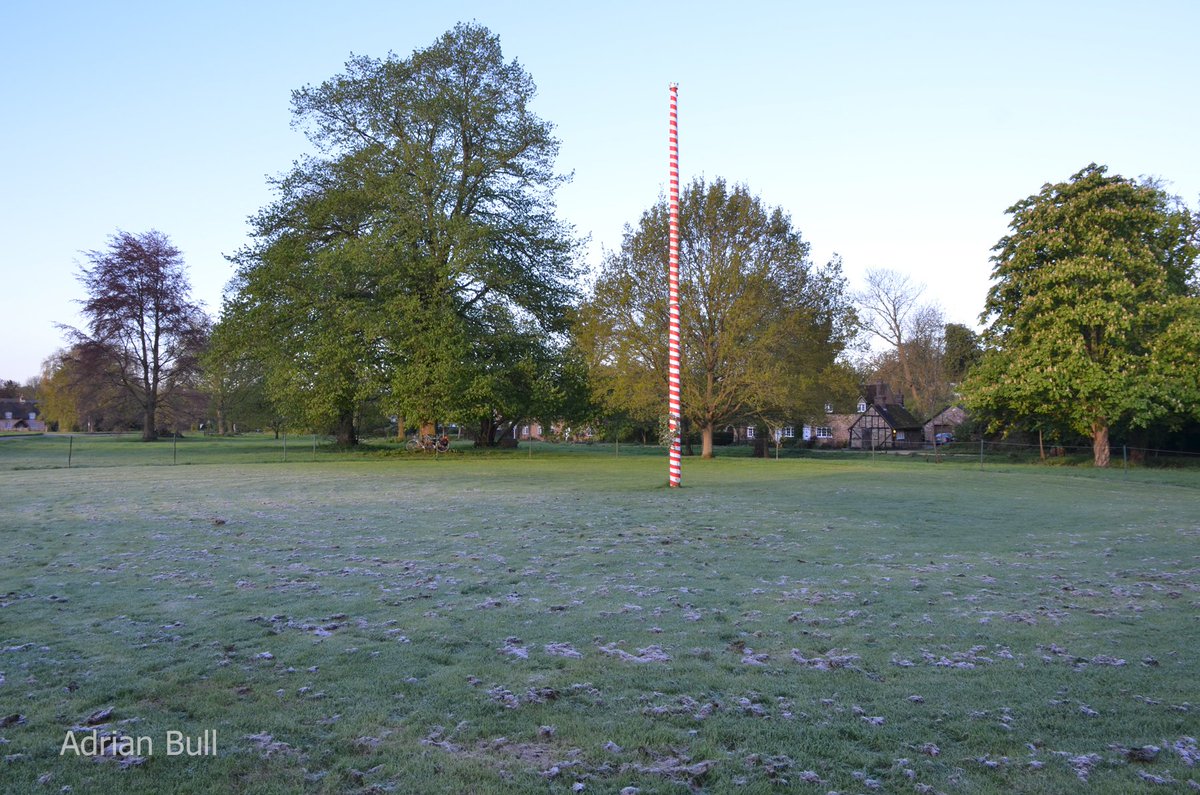 A cold coming we had of it.  Ice on the ground on May morning in Ickwell