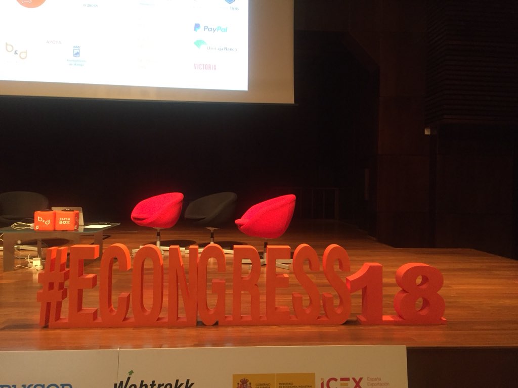 A punto de empezar el #eCongress18 emoción a tope!