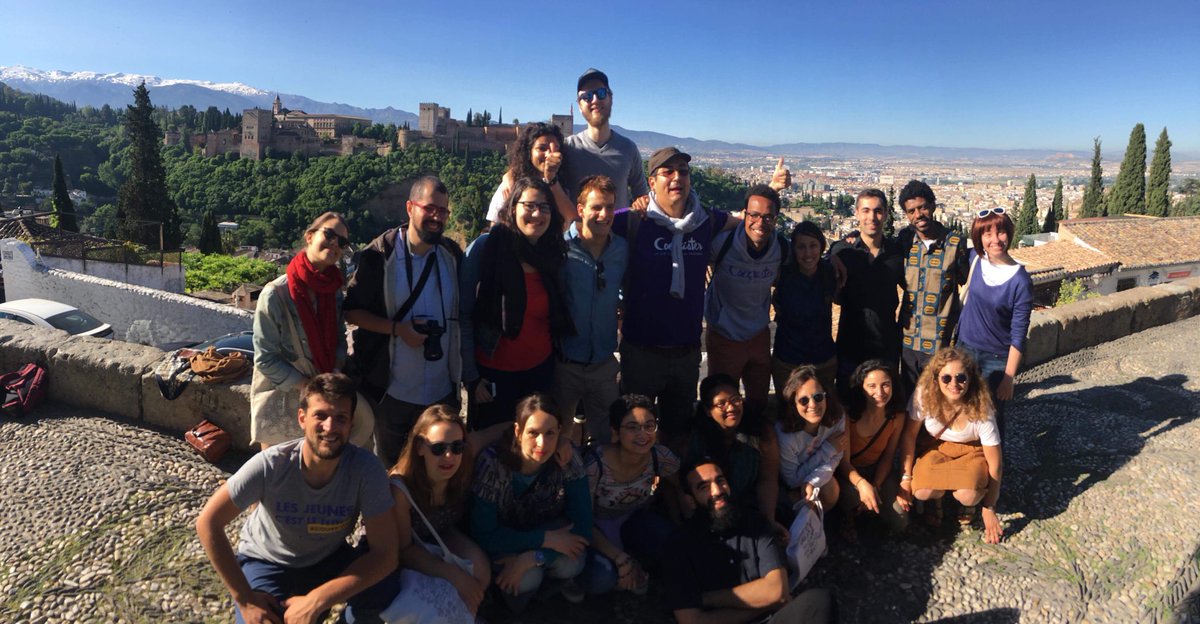 Our participants in Granada from 🇬🇧 🇩🇪 🇧🇪 🇫🇷 🇪🇸 are in #Andalousia for 2 days of active coexistence