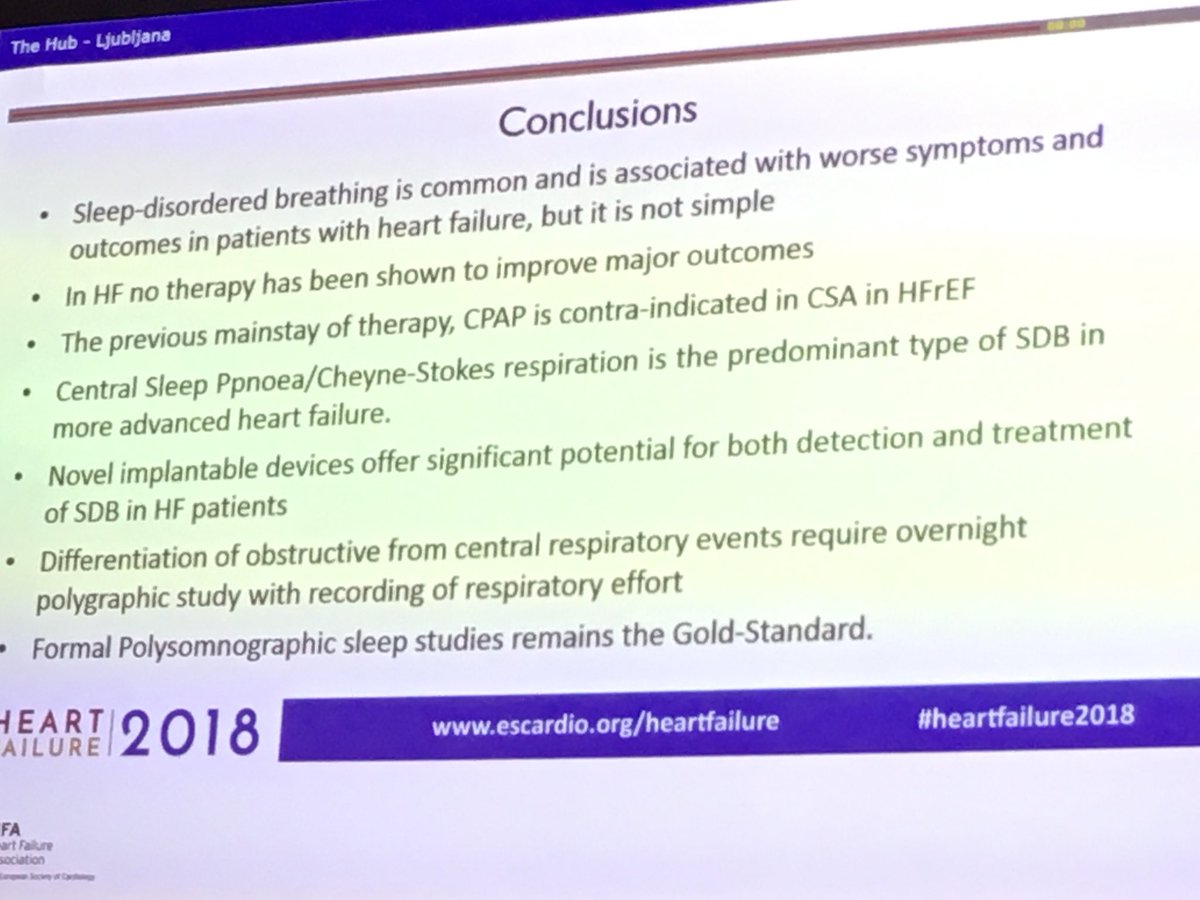 CRSGP's tweet photo. #HeartFailure2018 #escardio - Andrew Coats on sleep disorder breathing https://t.co/JXhEV1hnhf