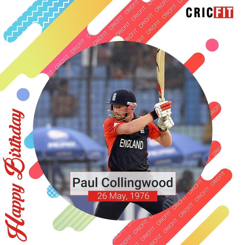 Cricfit Wishes Paul Collingwood a Very Happy Birthday! 