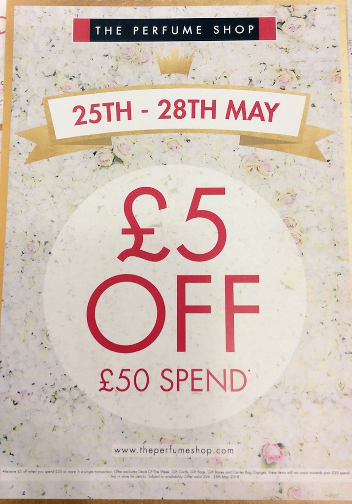 tpskingstonSD's tweet photo. 🔥Don’t forget this amazing offer is still on for this Bank Holiday Weekend Only 🔥

£5 off purchases over £50 🌟

Treat yourself to the Perfume you love!

#treatyourself #bankholiday #ThePerfumeShop #offeryoucannotrefuse #weloveperfume #KingstonUponThames @TPSPeople https://t.co/cHdKEm3kLz