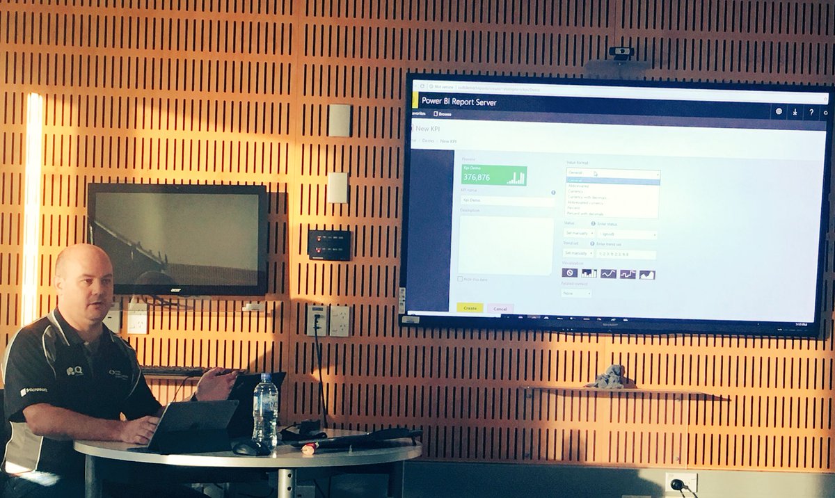 nztechtweet's tweet image. PowerBI report server brings PowerBI in-house. I can see people loving this! Nice talk @cbryden #sqlsat712