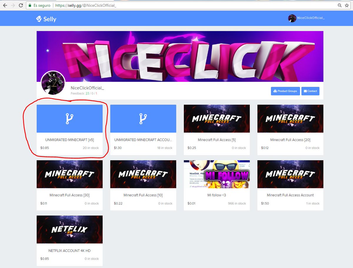 NiceClick_'s tweet photo. ¡NUEVO PRODUCTO AGREGADO A NUESYTA TIENDA!
¡MINECRAFT #UNMIGRATEDS A SOLO 0,85!
https://t.co/PtIIhihYrg
https://t.co/PtIIhihYrg
https://t.co/PtIIhihYrg https://t.co/O9EjgAU3PG