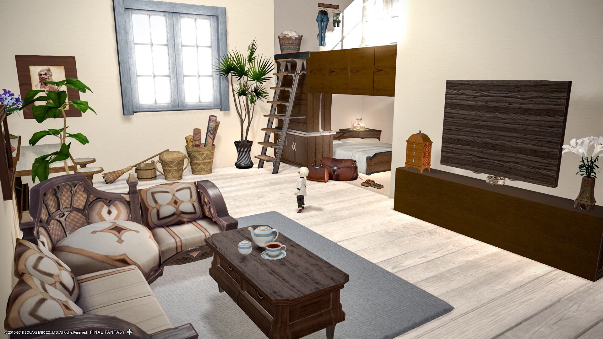 Mako 新しい家具達で海外リビング風 Ff14ハウジング T Co 2ehnldsnak Twitter