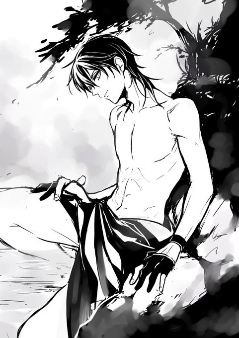 黒鶴丸描くぞー!……温泉行きたいな…癒されたい…と思いながら描いたらこうなった。 