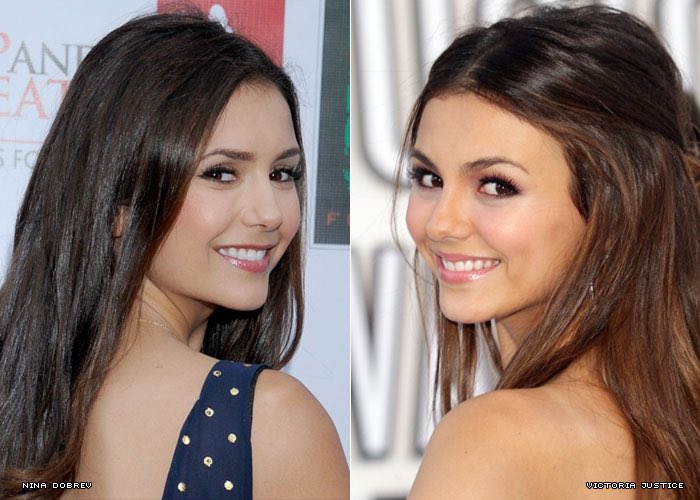 Why are Nina Dobrev and Victoria Justice literally the same person.