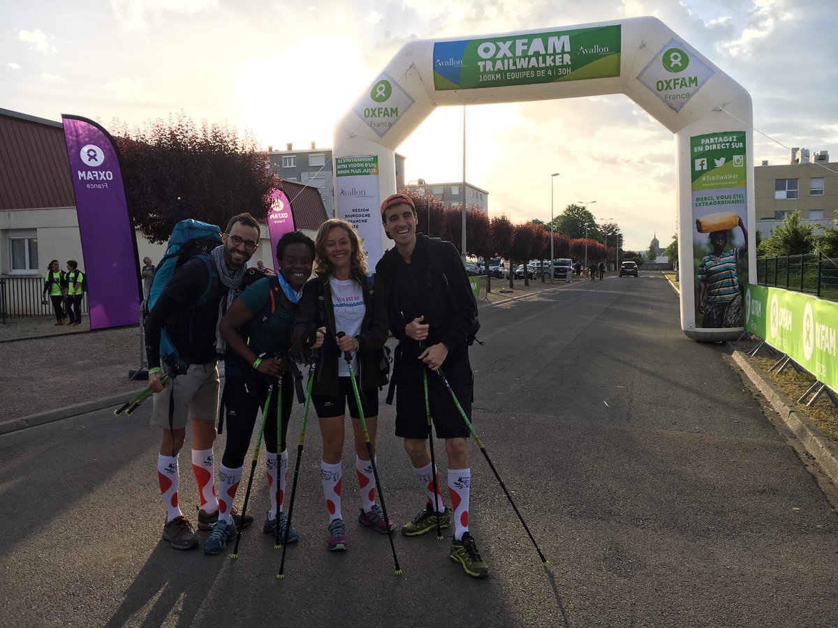 LesShowScet's tweet photo. Départ dans 30min ! C’est parti pour 100 km #trailwalker #oxfam https://t.co/1YFc19caW4