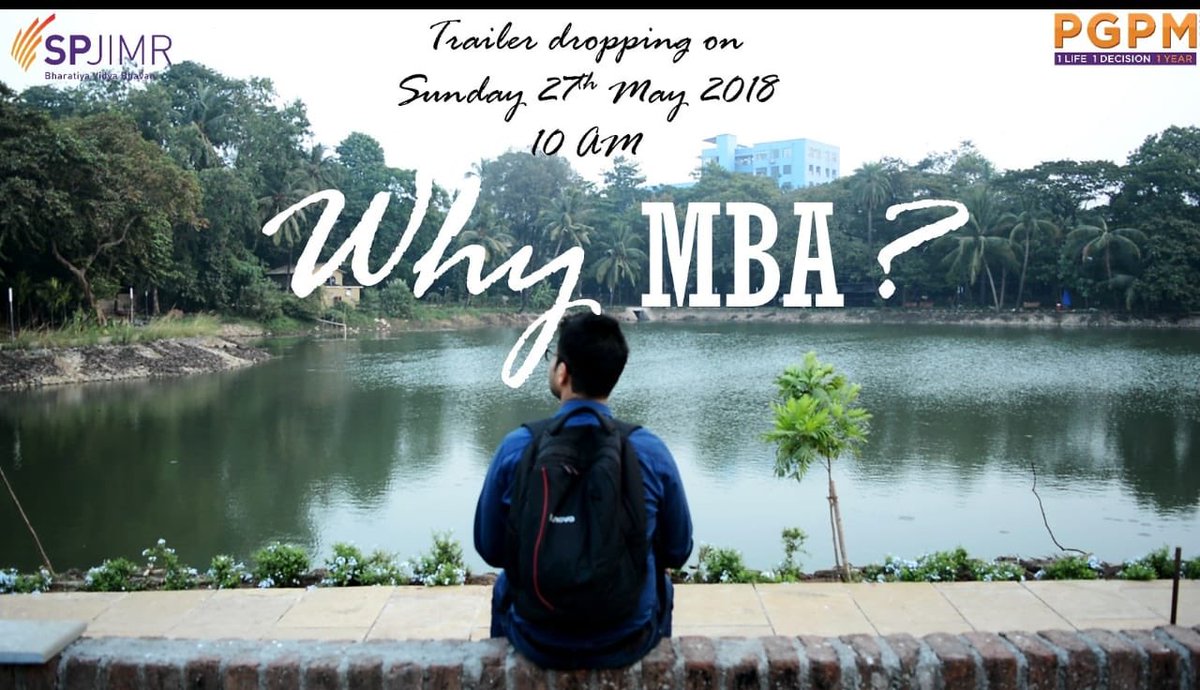 varunjain87's tweet image. #WhyMba

A short film by #PGPM2017 at #SPJIMR

Trailer out tomorrow